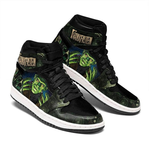 Tubopro Halloween Frankenstein AJ1 High Sneakers Shoes For Men And Women