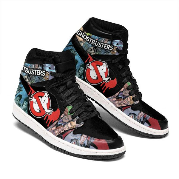 Tubopro Halloween Ghostbusters AJ1 High Sneakers Shoes For Men And Women