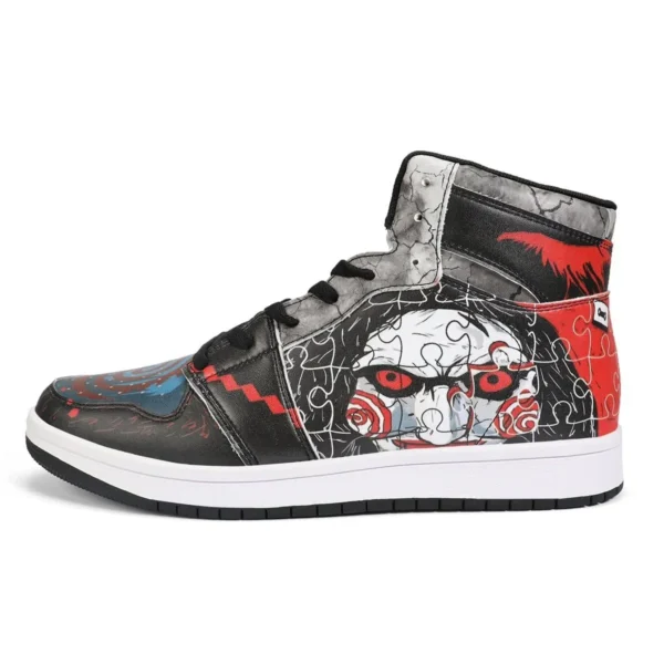 Tubopro Halloween Jigsaw AJ1 High Sneakers Shoes For Men And Women - Image 3
