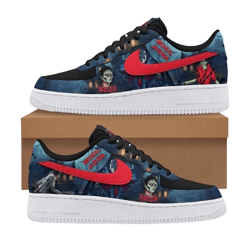 Tubopro Halloween Michael Jackson Thriller Air Low-Top Sneakers Shoes For Men And Women