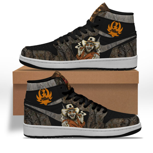 Tubopro Hank Williams Jr AJ1 High Sneakers Shoes For Men And Women