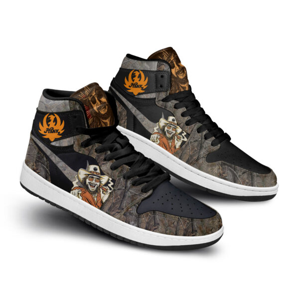 Tubopro Hank Williams Jr AJ1 High Sneakers Shoes For Men And Women - Image 2