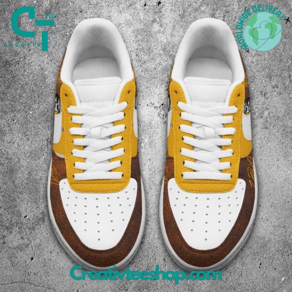 Tubopro Hank Williams Jr Nike Air Low-Top Sneakers Shoes For Men And Women - Image 4
