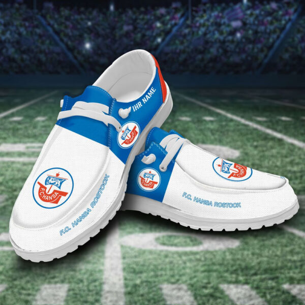 Tubopro Hansa Rostock Personalized Hey Dude Shoes For Men And Women
