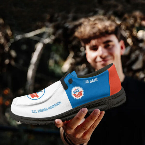 Tubopro Hansa Rostock Personalized Hey Dude Shoes For Men And Women - Image 4