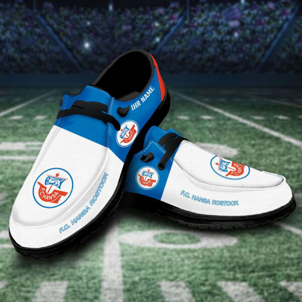 Tubopro Hansa Rostock Personalized Hey Dude Shoes For Men And Women - Image 3