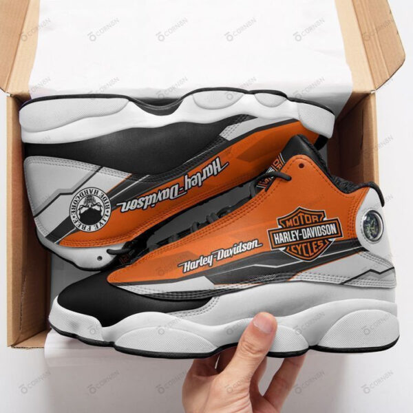 Tubopro Harley Davidson AJ13 Sneakers Shoes For Men And Women - Image 2