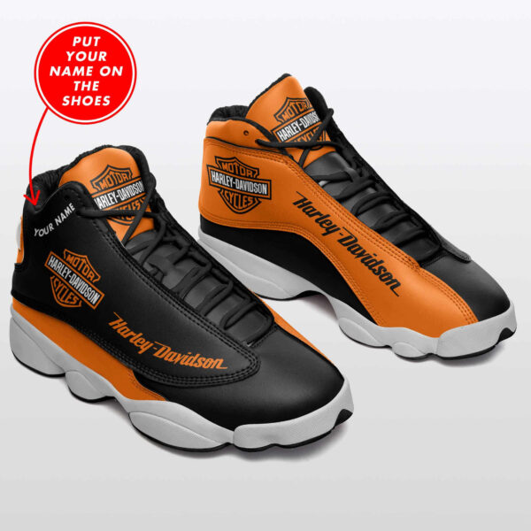 Tubopro Harley Davidson AJ13 Sneakers Shoes For Men And Women - Image 2