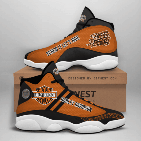 Tubopro Harley Davidson AJ13 Sneakers Shoes For Men And Women