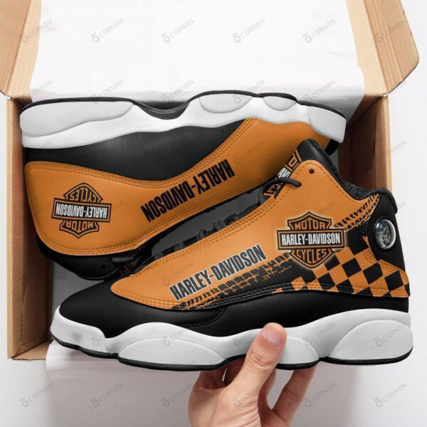 Tubopro Harley Davidson AJ13 Sneakers Shoes For Men And Women - Image 2
