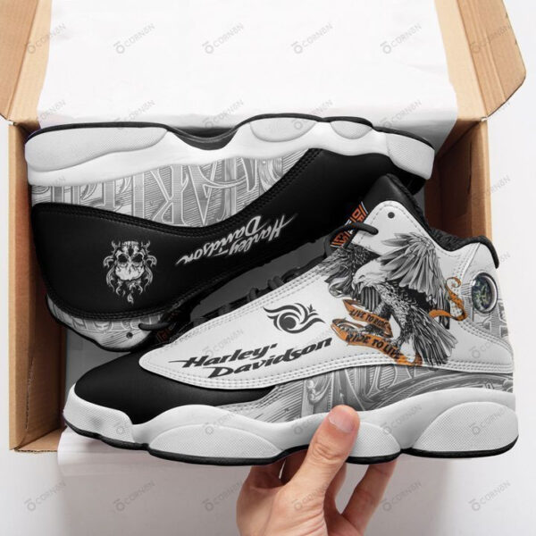 Tubopro Harley Davidson AJ13 Sneakers Shoes For Men And Women - Image 2