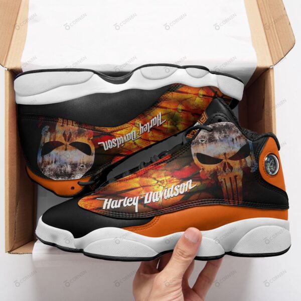 Tubopro Harley Davidson AJ13 Sneakers Shoes For Men And Women - Image 2
