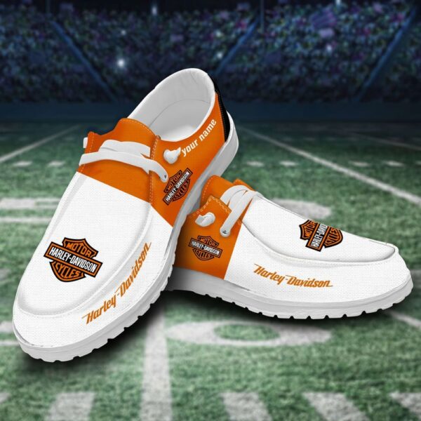 Tubopro Harley-Davidson Personalized Hey Dude Shoes For Men And Women