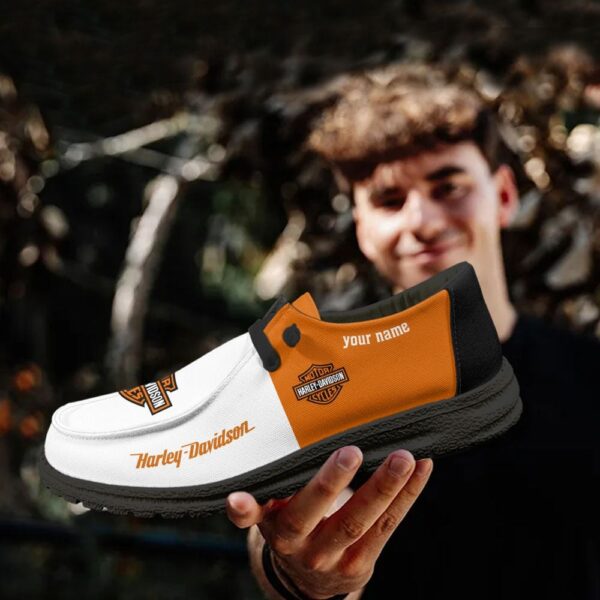 Tubopro Harley-Davidson Personalized Hey Dude Shoes For Men And Women - Image 6