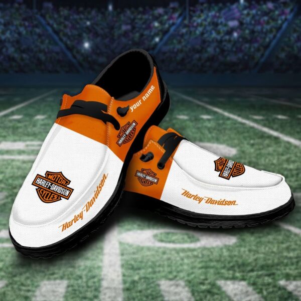 Tubopro Harley-Davidson Personalized Hey Dude Shoes For Men And Women - Image 4