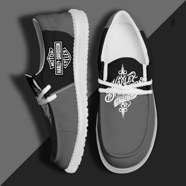 Tubopro Harley Davidson Personalized Hey Dude Shoes For Men And Women