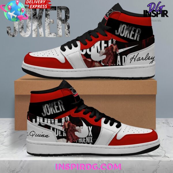 Tubopro Harley Quinn AJ1 High Sneakers Shoes For Men And Women