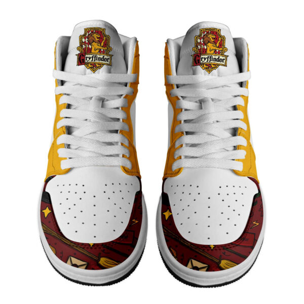 Tubopro Harry Potter Gryffindor AJ1 High Sneakers Shoes For Men And Women - Image 2