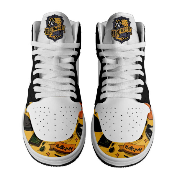 Tubopro Harry Potter Hufflepuff AJ1 High Sneakers Shoes For Men And Women - Image 2