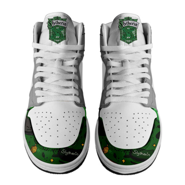 Tubopro Harry Potter Slytherin AJ1 High Sneakers Shoes For Men And Women - Image 2