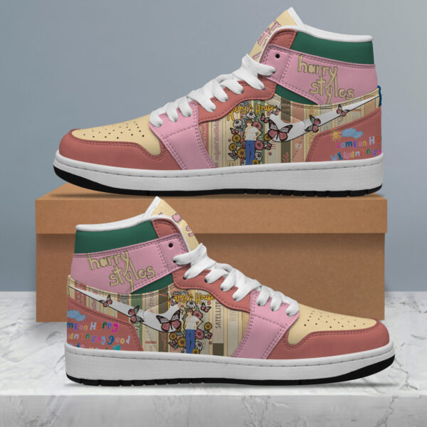 Tubopro Harry Styles AJ1 High Sneakers Shoes For Men And Women - Image 4