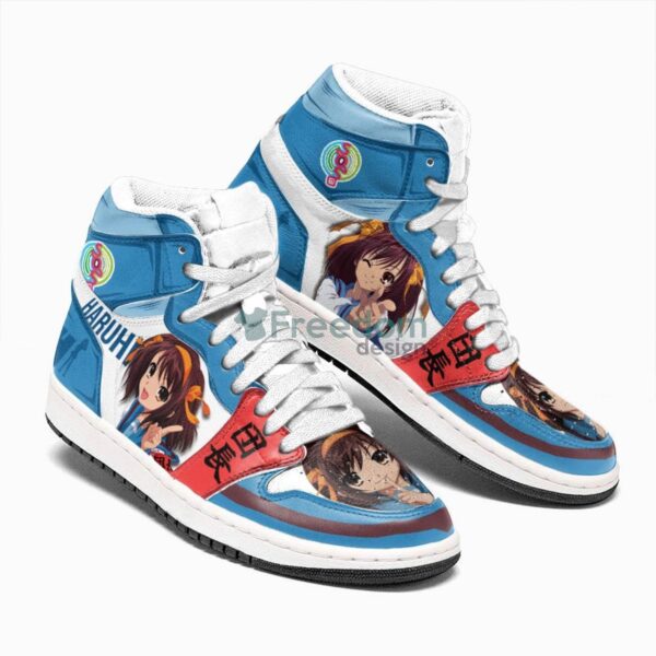 Tubopro Haruhi Suzumiya AJ1 High Sneakers Shoes For Men And Women - Image 2