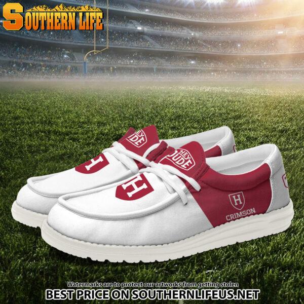 Tubopro Harvard Crimson Personalized Hey Dude Shoes For Men And Women - Image 2
