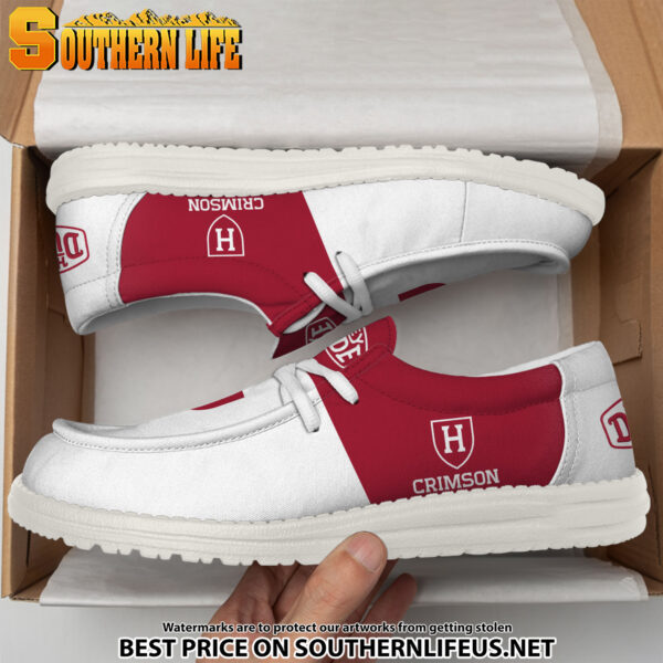 Tubopro Harvard Crimson Personalized Hey Dude Shoes For Men And Women - Image 3