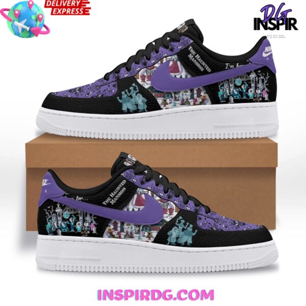 Tubopro Haunted Mansion Midnight Spook Air Low-Top Sneakers Shoes For Men And Women - Image 2