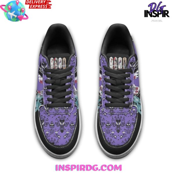 Tubopro Haunted Mansion Midnight Spook Air Low-Top Sneakers Shoes For Men And Women - Image 4