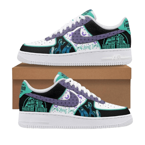 Tubopro Haunted Mansion Tomb Sweet Tomb Halloween Air Low-Top Sneakers Shoes For Men And Women