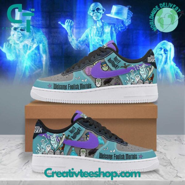 Tubopro Haunted Mansion Welcome Foolish Mortals Air Low-Top Sneakers Shoes For Men And Women