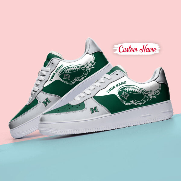 Tubopro Hawaii Rainbow Warriors NCAA Air Low-Top Sneakers Shoes For Men And Women - Image 4