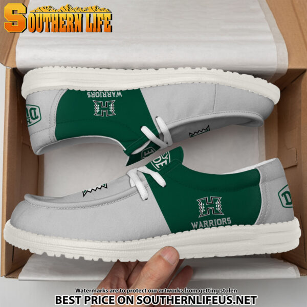 Tubopro Hawaii Rainbow Warriors Personalized Hey Dude Shoes For Men And Women - Image 3