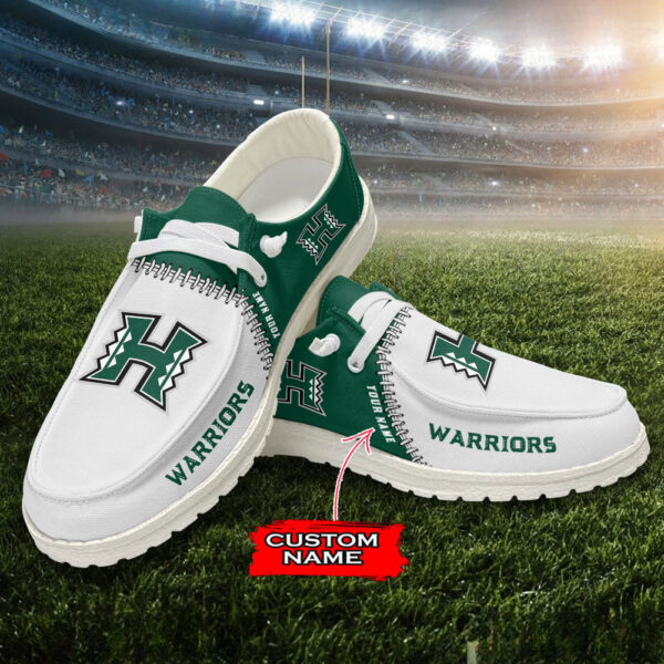Tubopro Hawaii Rainbow Warriors Personalized Hey Dude Shoes For Men And Women