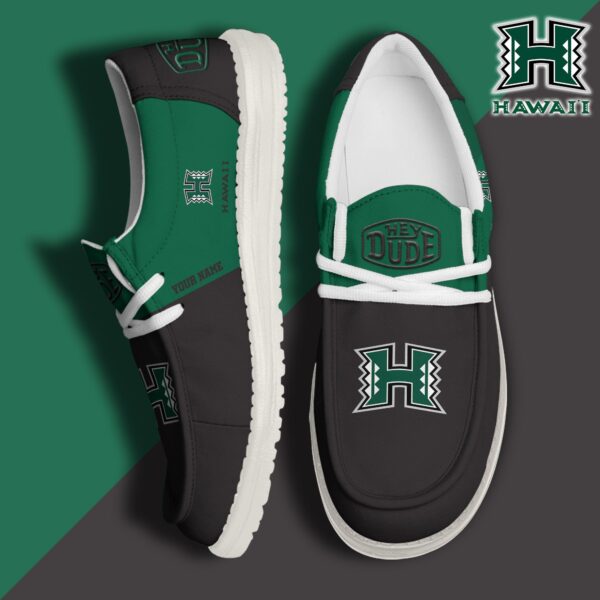Tubopro Hawaii Rainbow Warriors Personalized Hey Dude Shoes For Men And Women