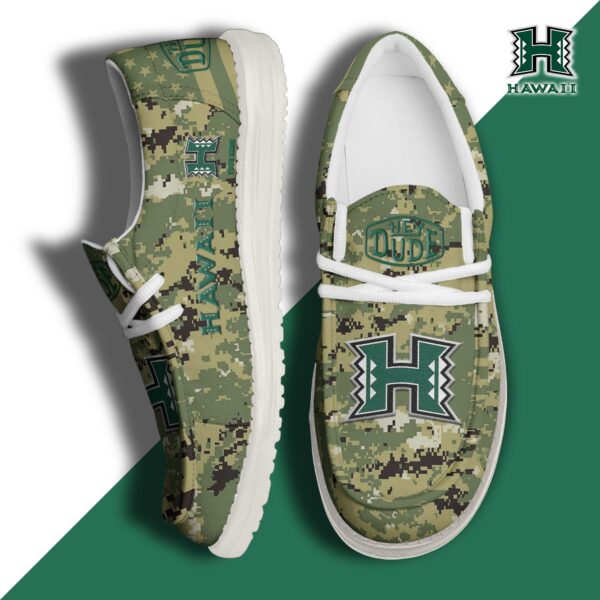 Tubopro Hawaii Rainbow Warriors Personalized Hey Dude Shoes For Men And Women