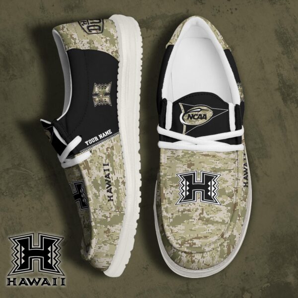 Tubopro Hawaii Rainbow Warriors Personalized Hey Dude Shoes For Men And Women