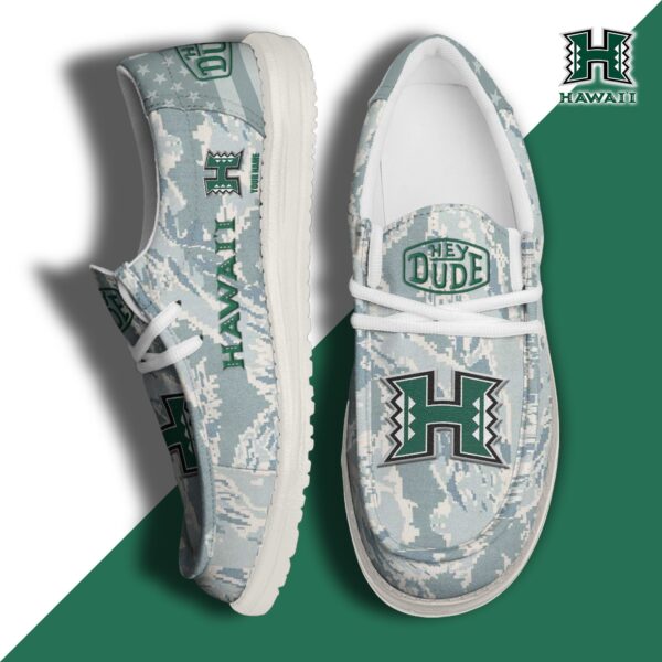 Tubopro Hawaii Rainbow Warriors Personalized Hey Dude Shoes For Men And Women