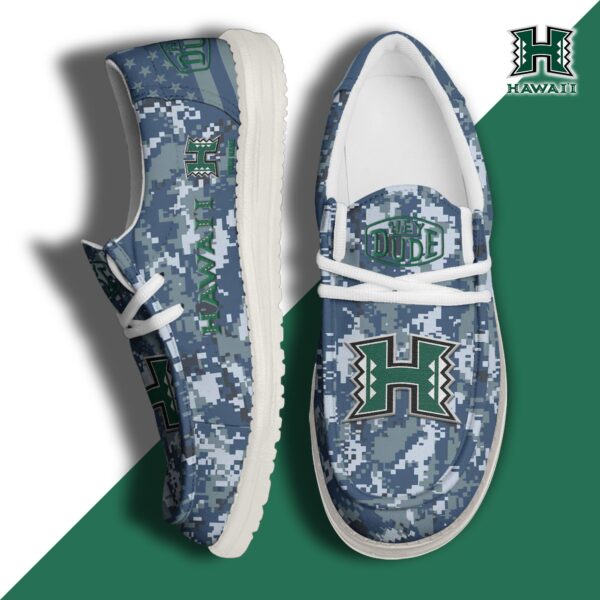 Tubopro Hawaii Rainbow Warriors Personalized Hey Dude Shoes For Men And Women