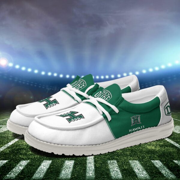 Tubopro Hawaii Rainbow Warriors Personalized Hey Dude Shoes For Men And Women - Image 4