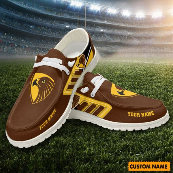 Tubopro Hawthorn Football Personalized Hey Dude Shoes For Men And Women