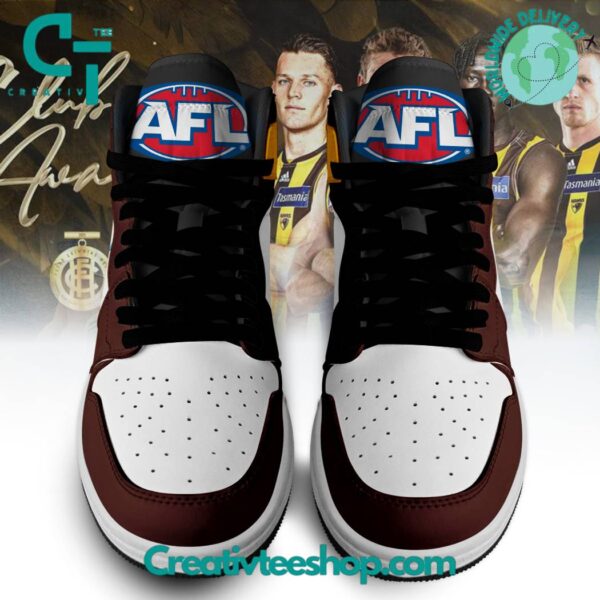Tubopro Hawthorn Hawks AJ1 High Sneakers Shoes For Men And Women - Image 2