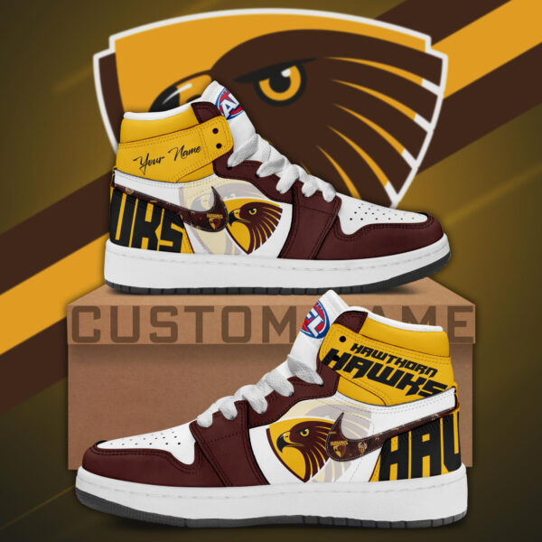 Tubopro Hawthorn Hawks AJ1 High Sneakers Shoes For Men And Women