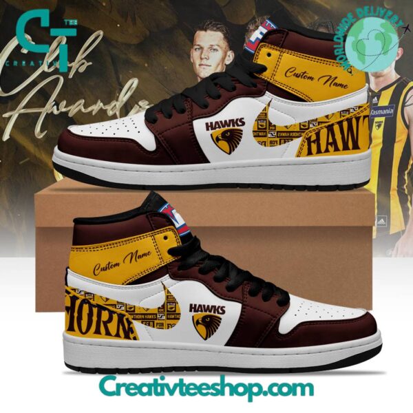 Tubopro Hawthorn Hawks AJ1 High Sneakers Shoes For Men And Women
