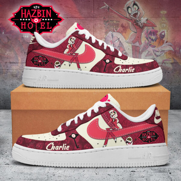 Tubopro Hazbin Hotel Air Low-Top Sneakers Shoes For Men And Women - Image 3