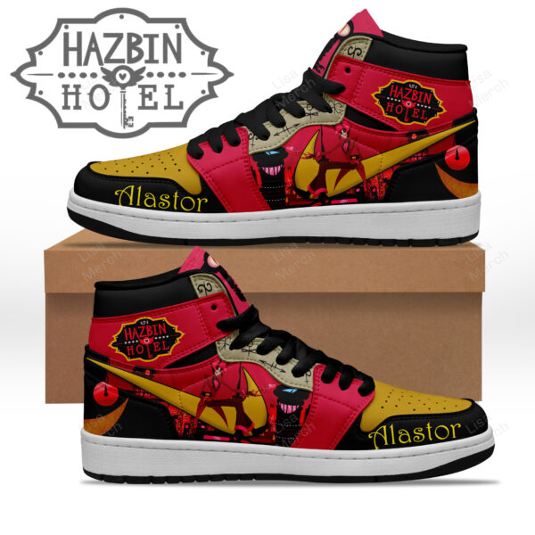 Tubopro Hazbin Hotel AJ1 High Sneakers Shoes For Men And Women
