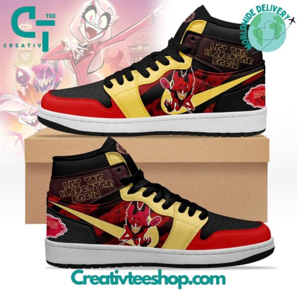 Tubopro Hazbin Hotel AJ1 High Sneakers Shoes For Men And Women