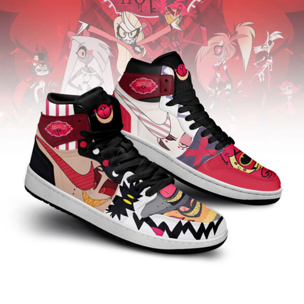 Tubopro Hazbin Hotel AJ1 High Sneakers Shoes For Men And Women