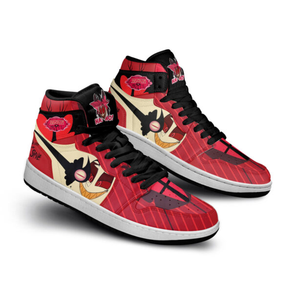 Tubopro Hazbin Hotel AJ1 High Sneakers Shoes For Men And Women - Image 3
